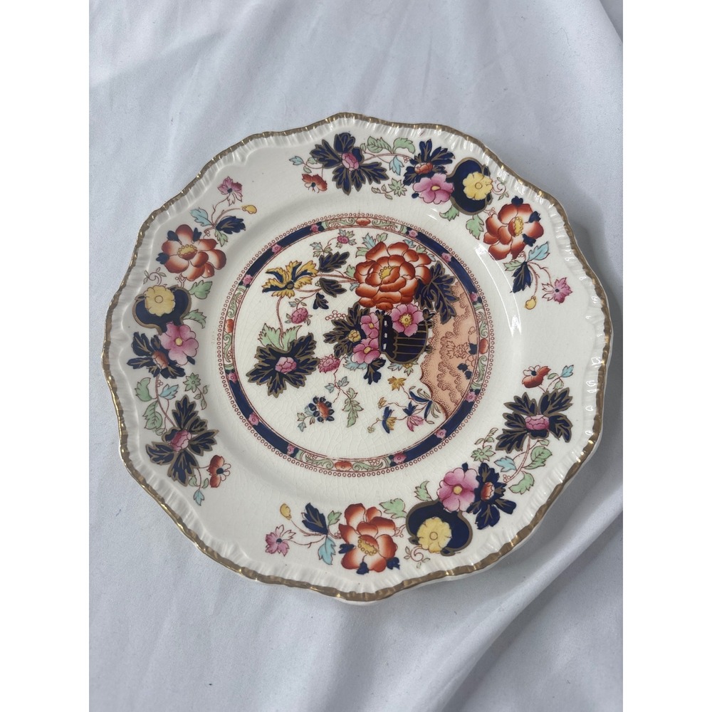 VTG Masons Mandarin Ironstone ONE Salad Plate  England Victorian